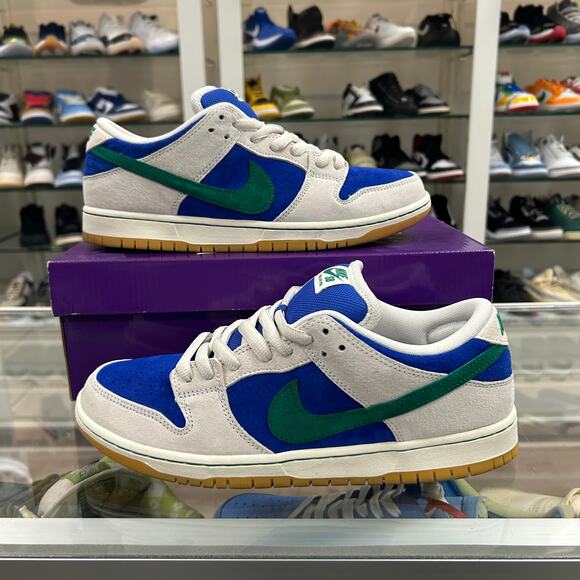 Nike SB Dunk Low Hyper Royal Malachite size 10 Pre-Owned - Picture 1 of 8